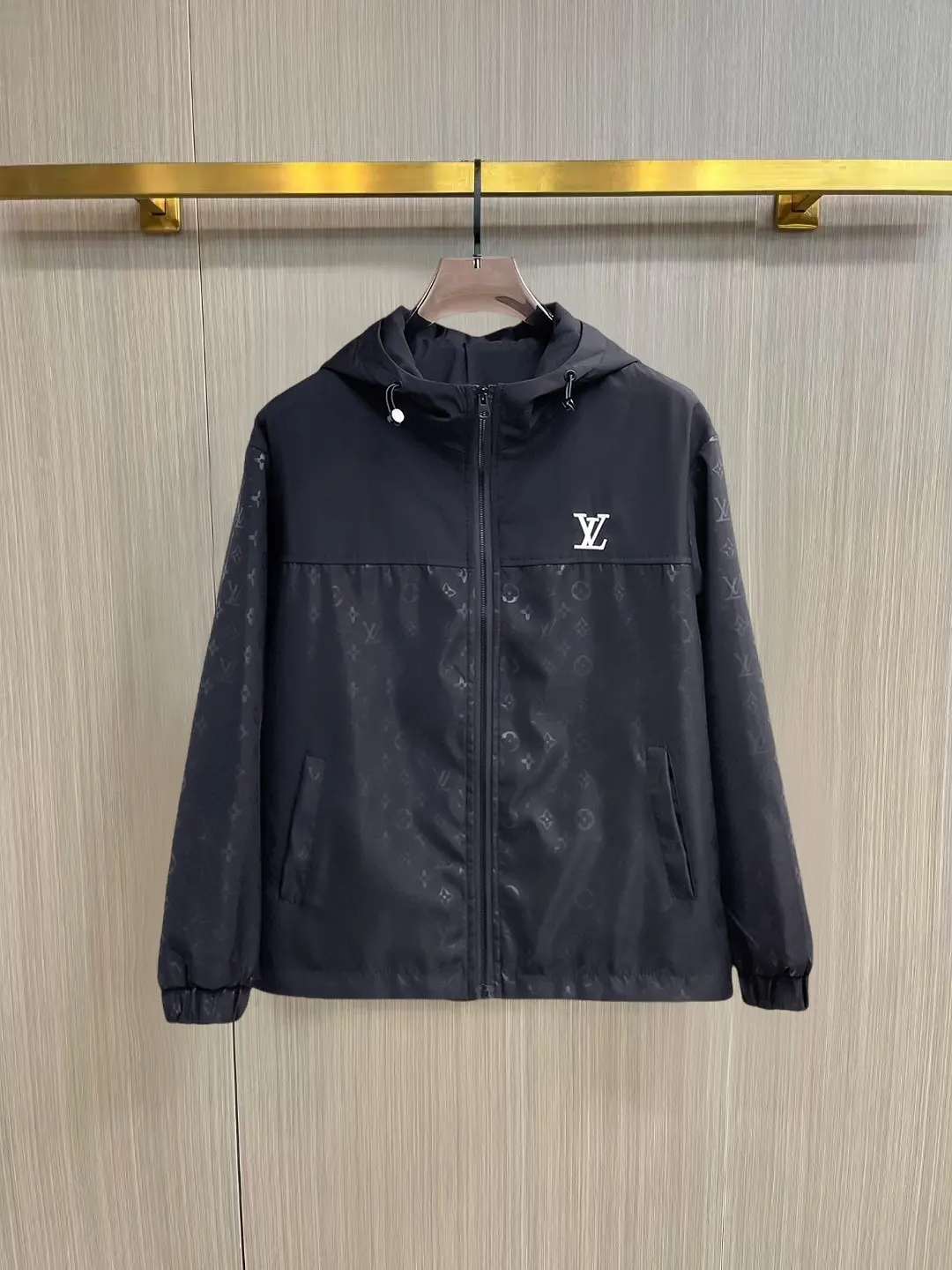 Monogram Hooded Windbreaker Jacket D38014349