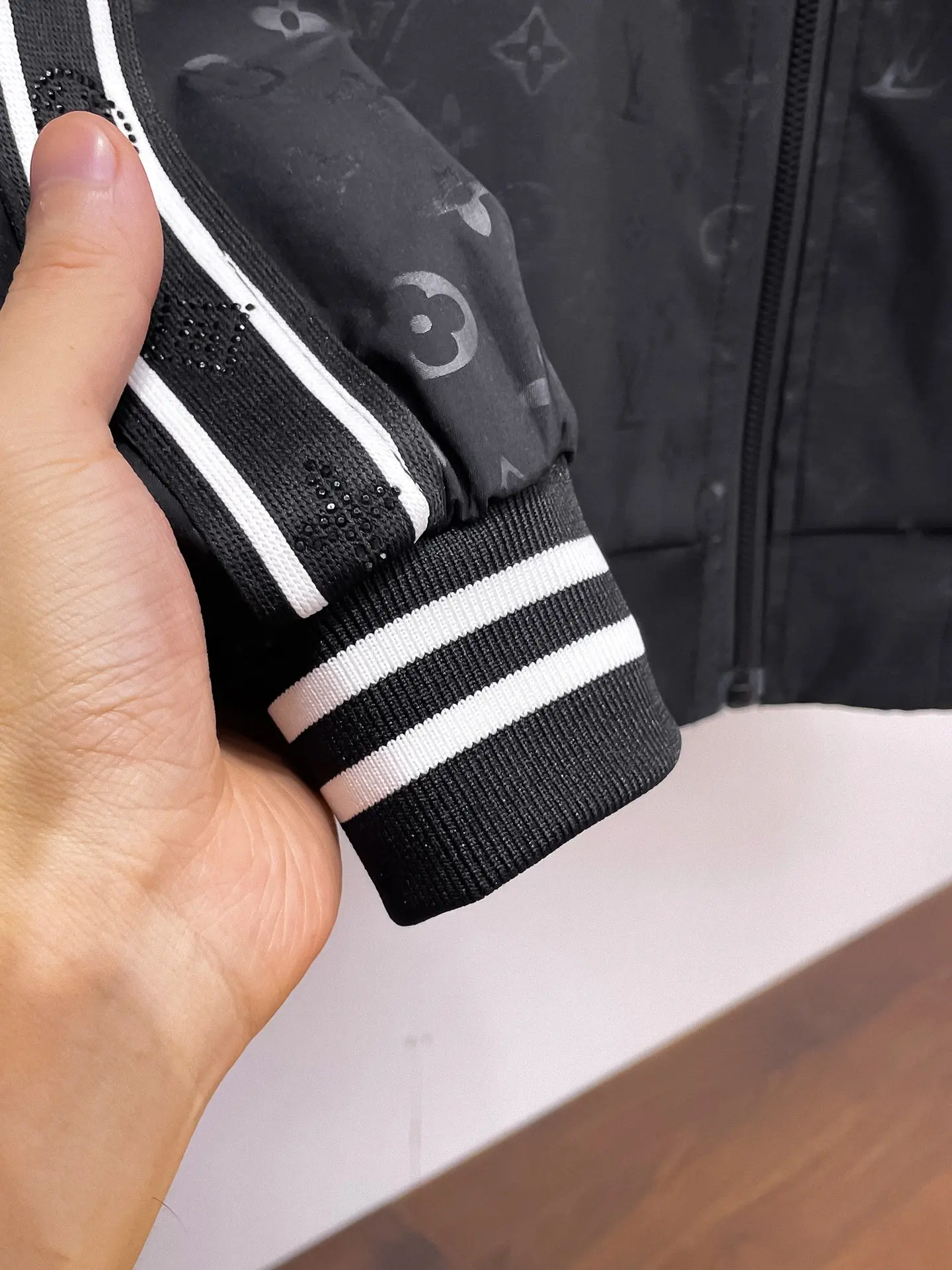 Monogram Jacquard Zip-Up Track Jacket D38014352 — view 9