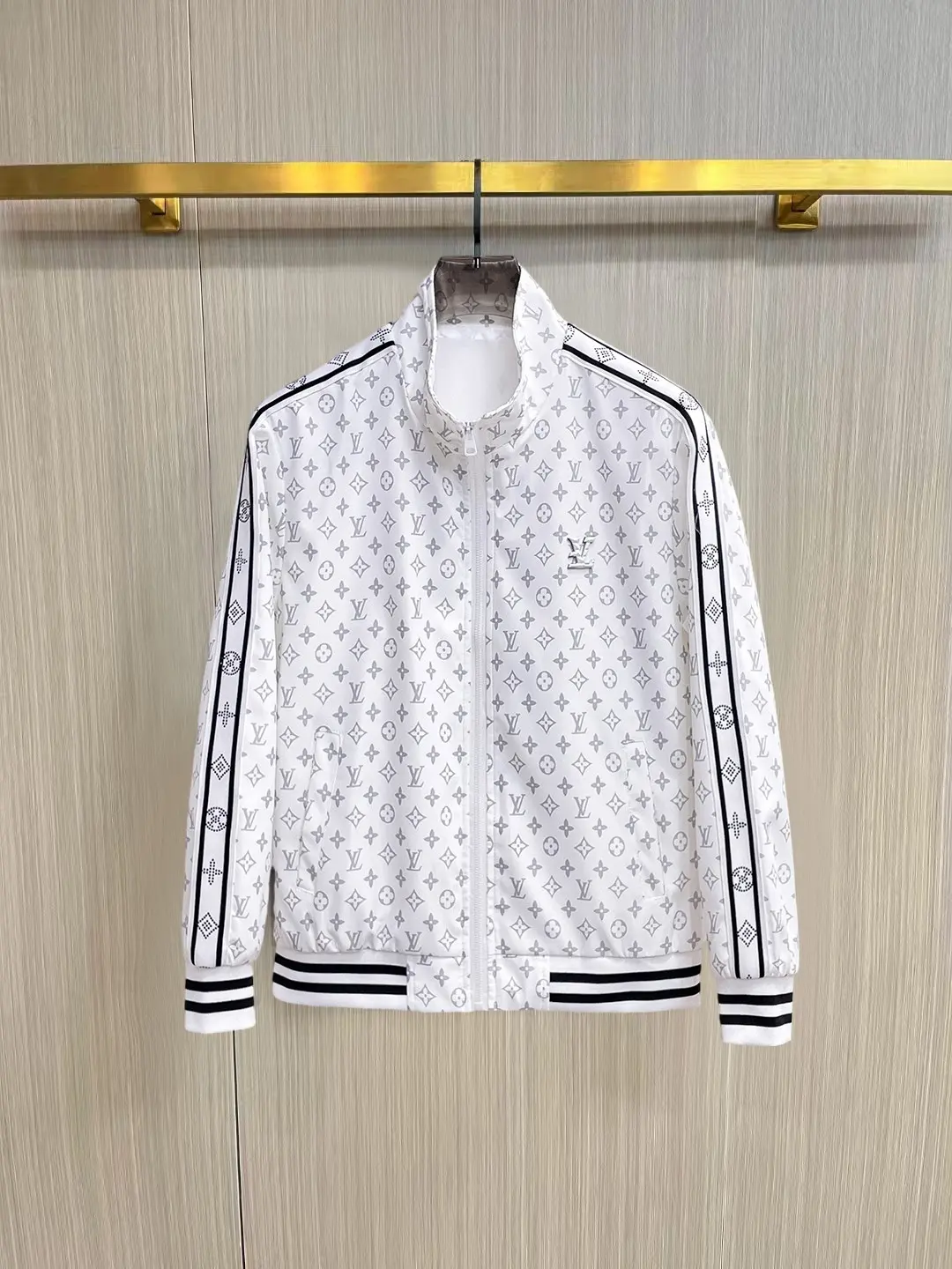 Monogram Print Zip-Up Track Jacket D38014351