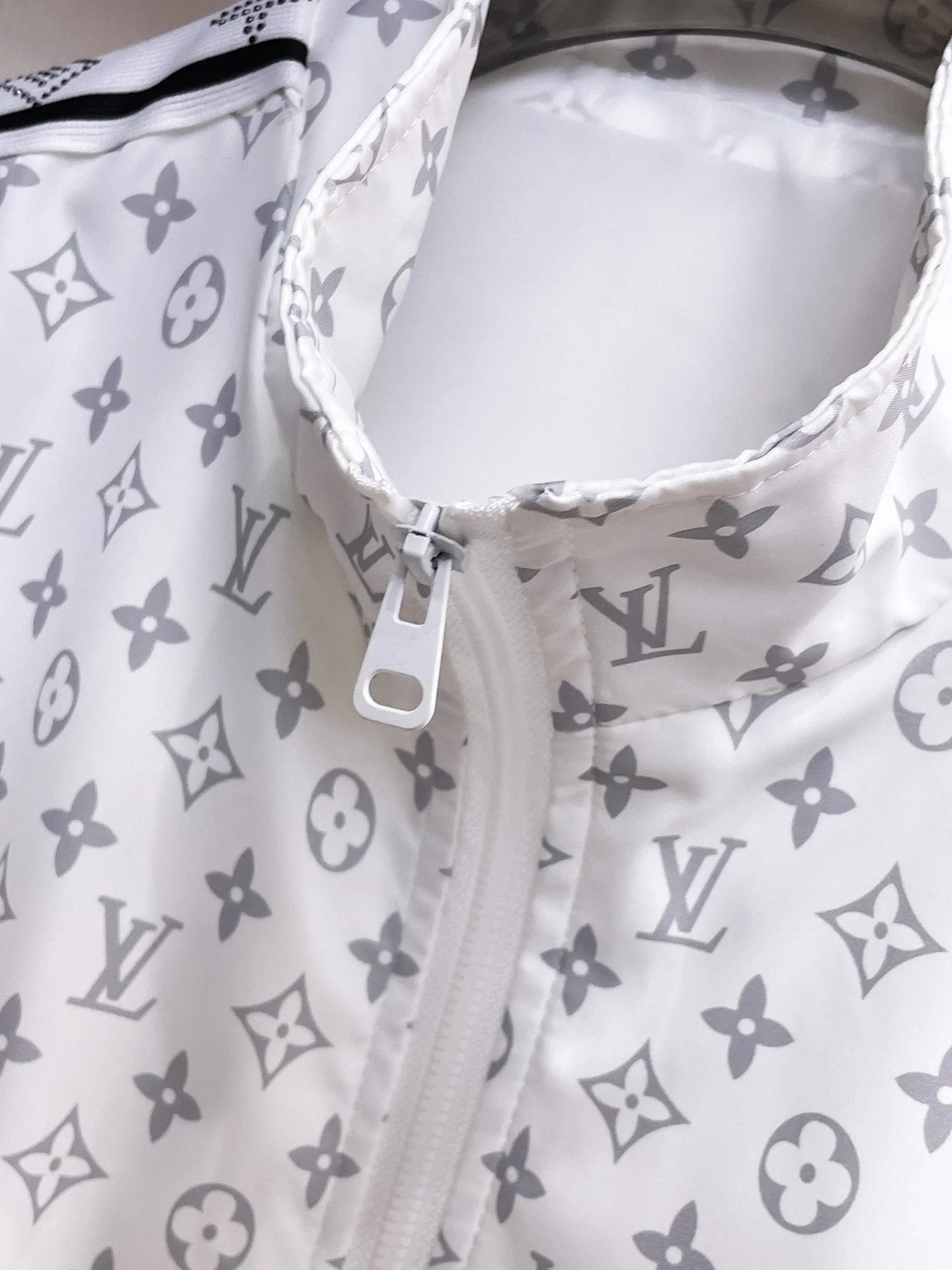 Monogram Print Zip-Up Track Jacket D38014351 — view 5