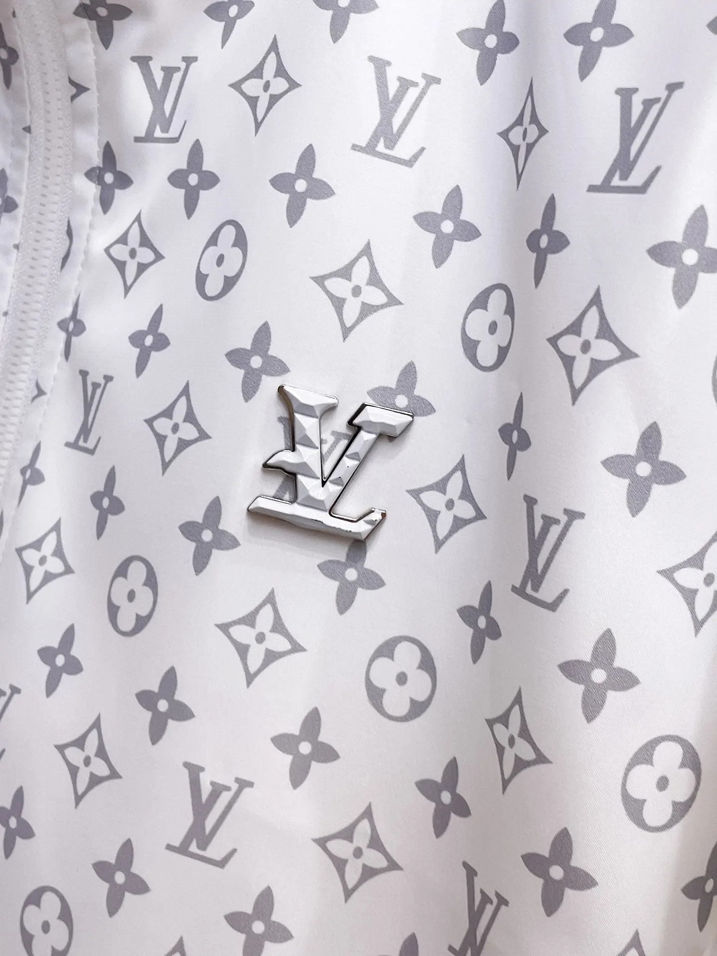 Monogram Print Zip-Up Track Jacket D38014351 — view 7