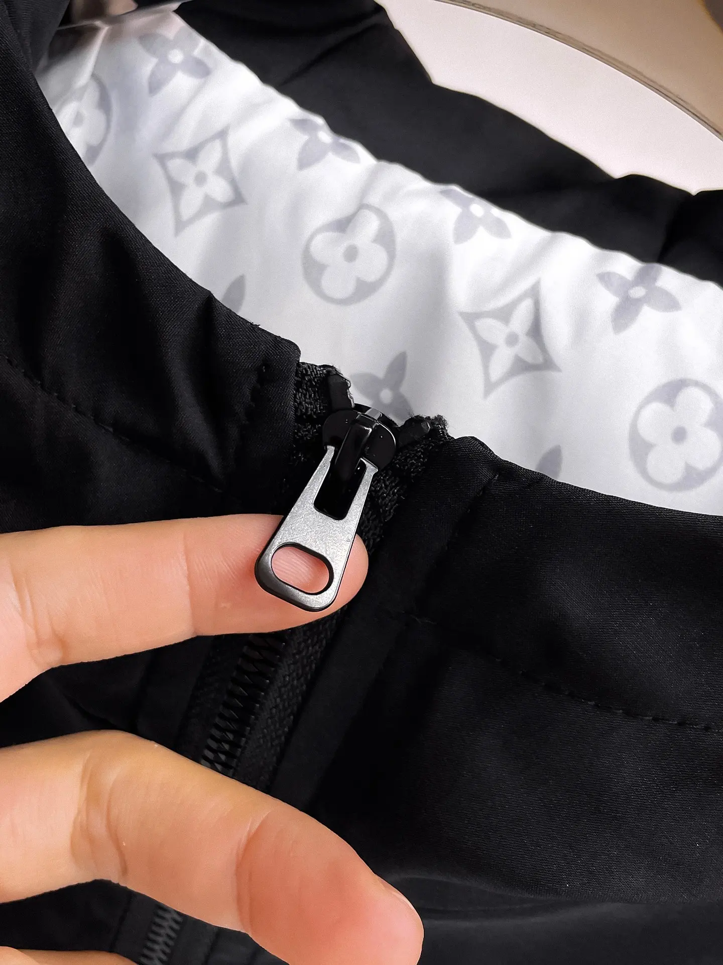 Monogram Color-Block Hooded Windbreaker Jacket D38014350 — view 5