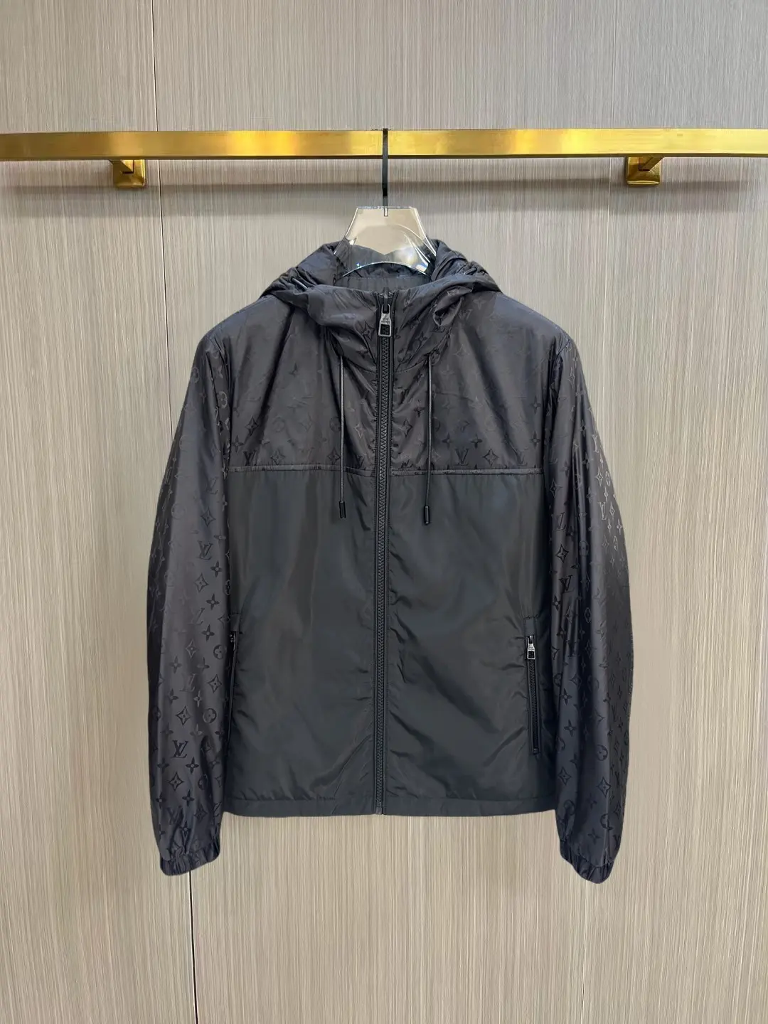 Monogram Hooded Windbreaker Jacket D38014453 — view 2