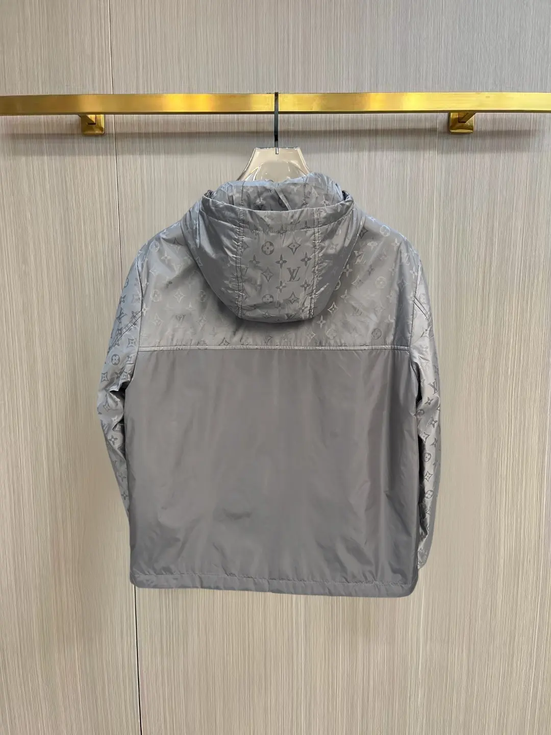 Monogram Hooded Windbreaker Jacket D38014453 — view 3