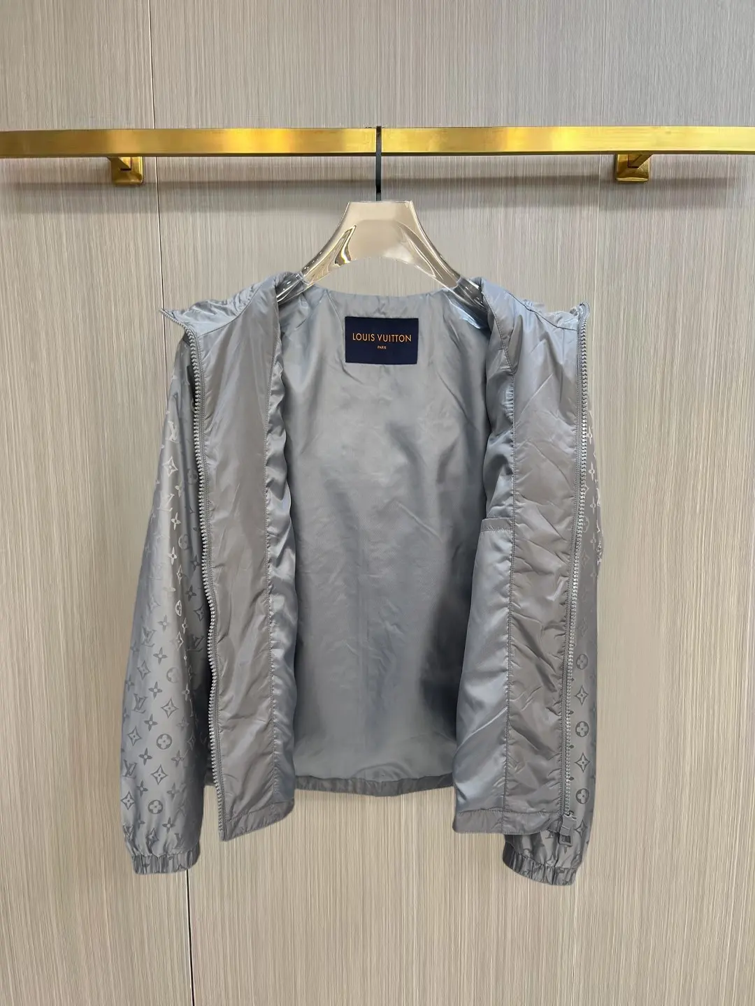Monogram Hooded Windbreaker Jacket D38014453 — view 4