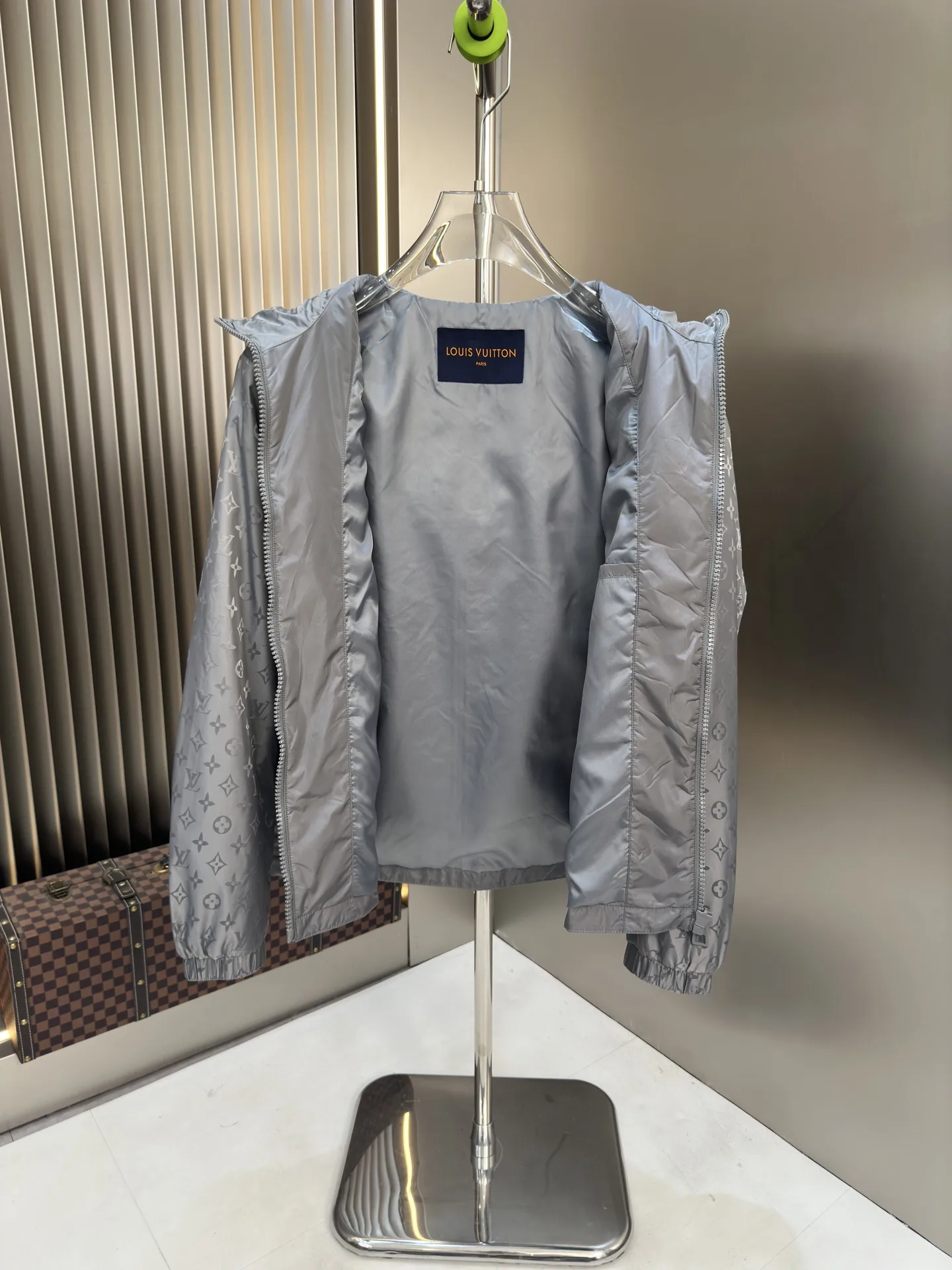 Monogram Hooded Windbreaker Jacket D38014453 — view 10