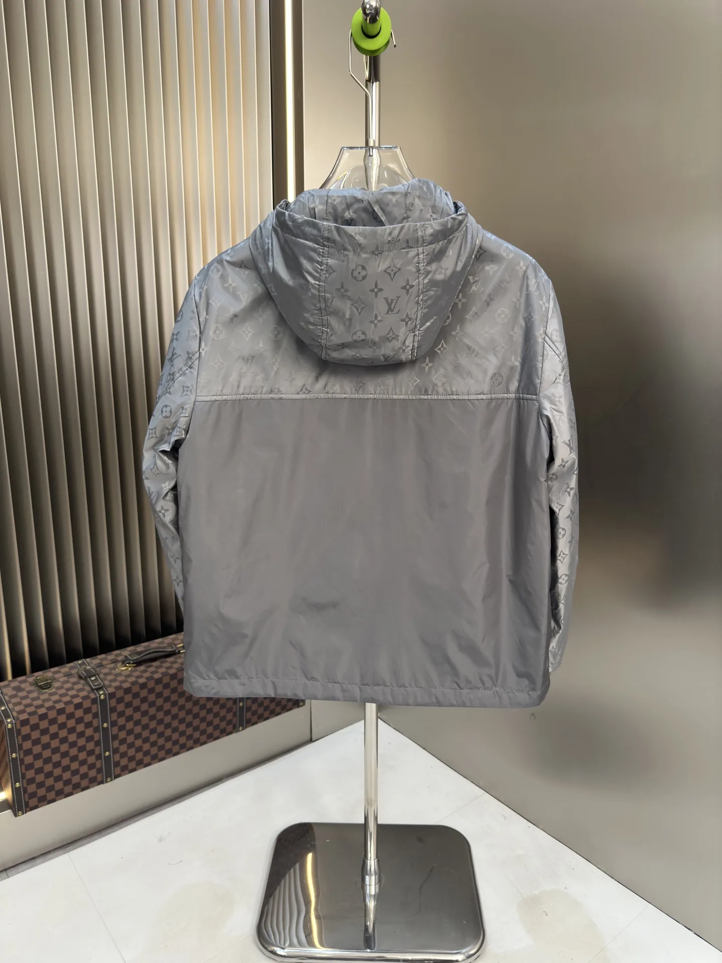 Monogram Hooded Windbreaker Jacket D38014453 — view 11