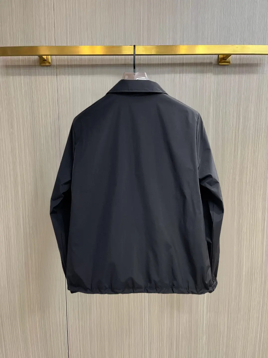 Logo-Embroidered Zip-Up Harrington Jacket D38014341 — view 2