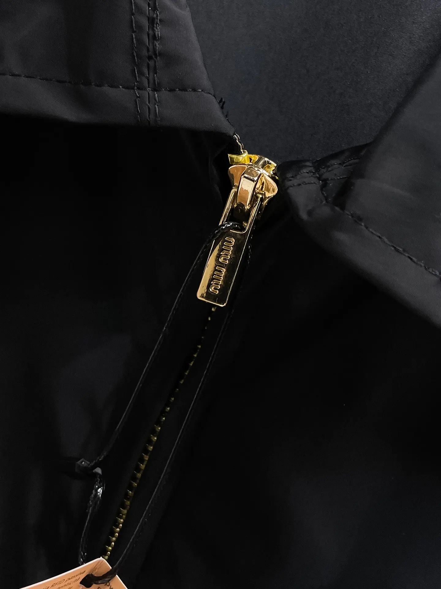 Logo-Embroidered Zip-Up Harrington Jacket D38014341 — view 6