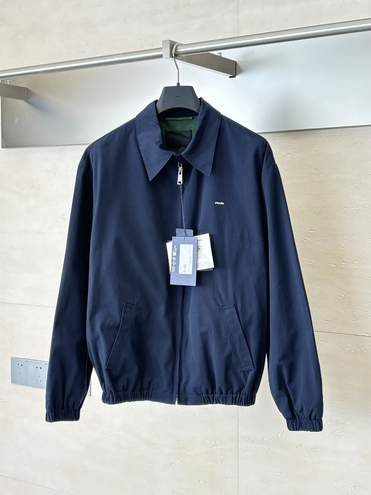 Cotton Canvas Harrington Jacket D38520710