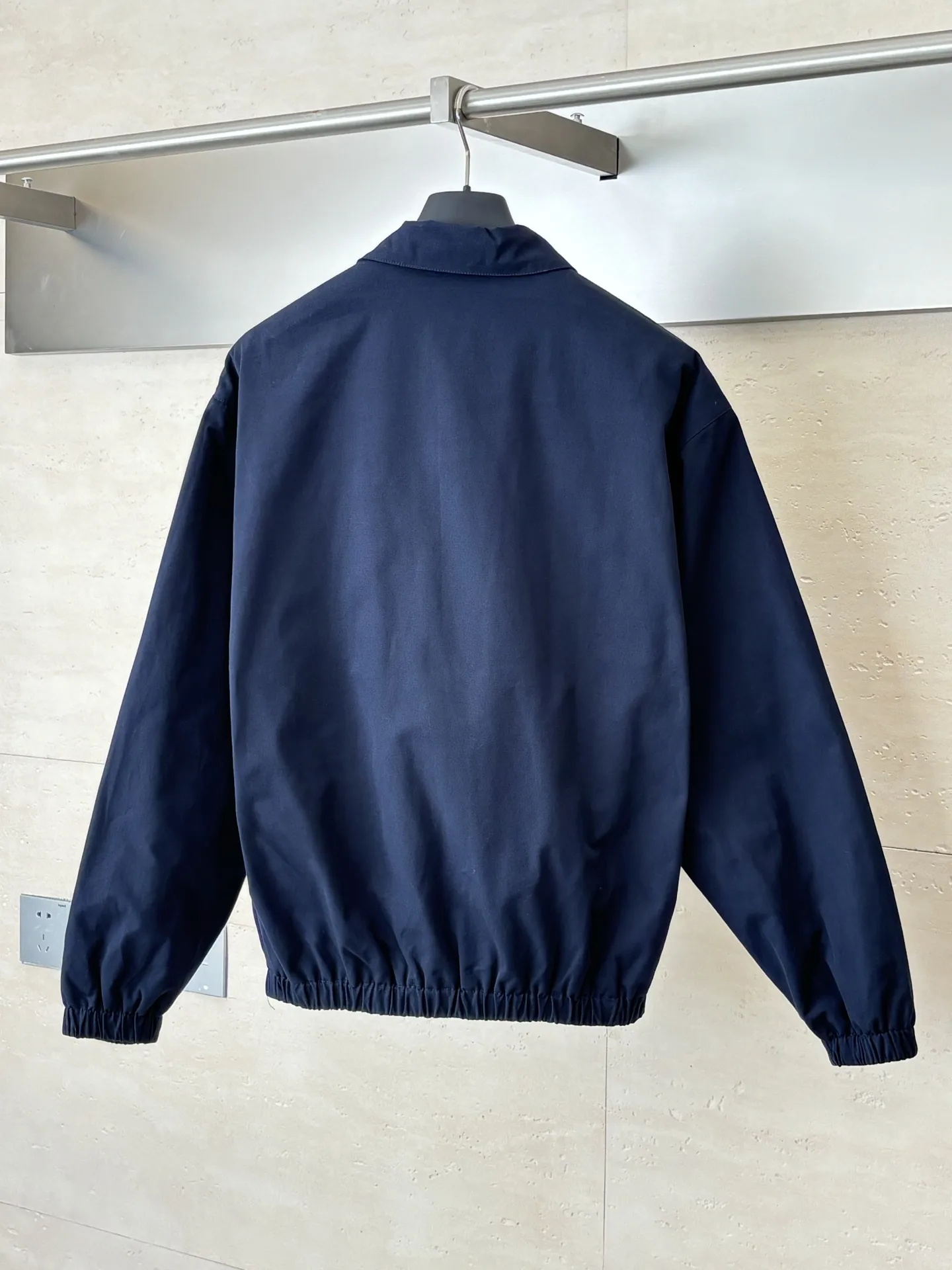 Cotton Canvas Harrington Jacket D38520710 — view 2