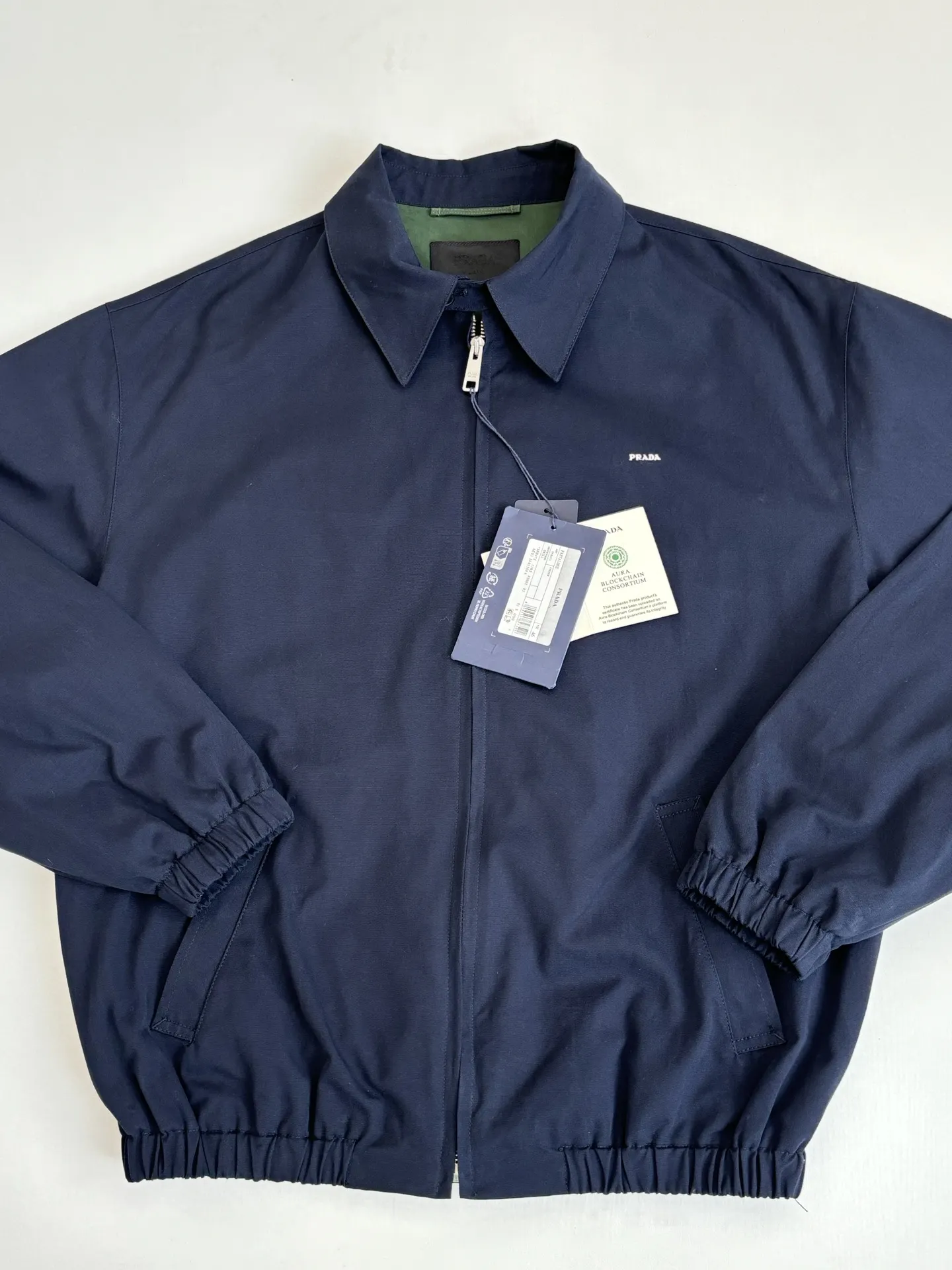 Cotton Canvas Harrington Jacket D38520710 — view 4