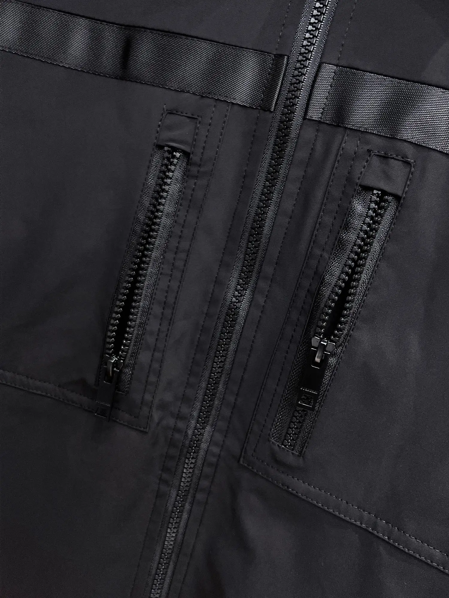 Logo-Appliqué Zip-Up Harrington Jacket D39014689 — view 6