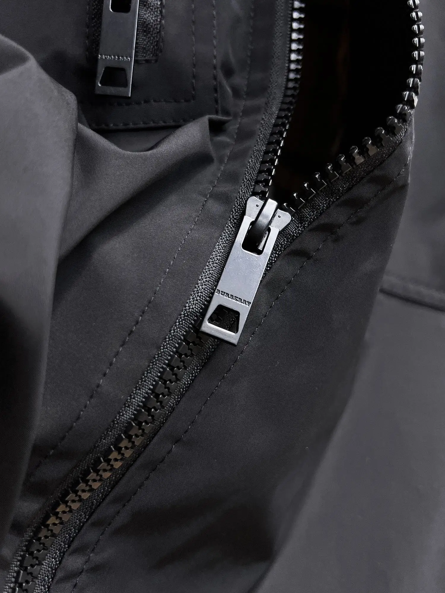 Logo-Appliqué Zip-Up Harrington Jacket D39014689 — view 7