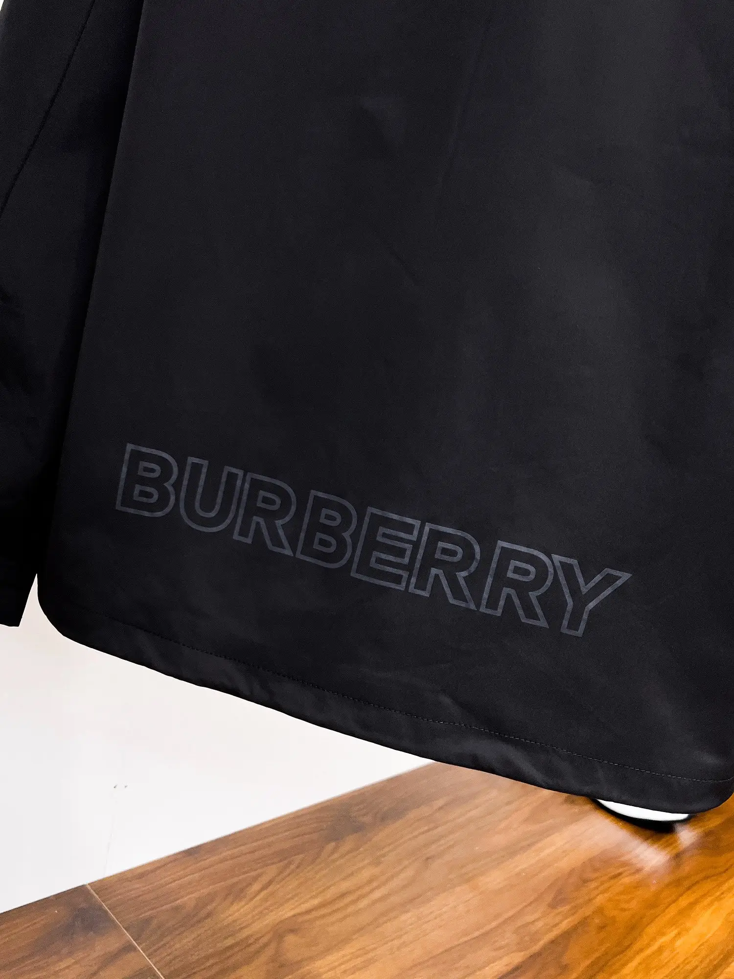 Logo-Appliqué Zip-Up Harrington Jacket D39014689 — view 12