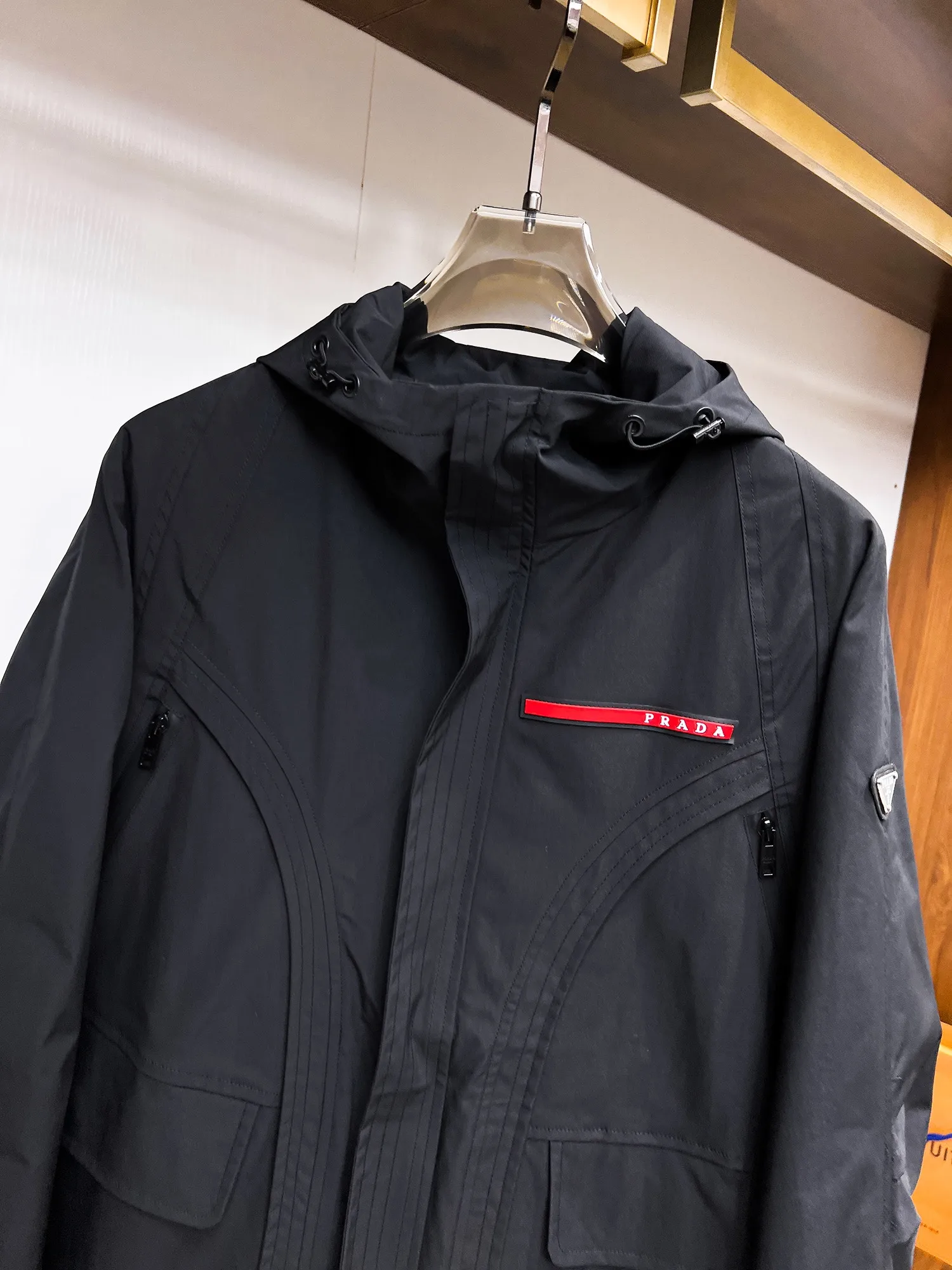 Prada Linea Rossa Hooded Shell Jacket D39014690 — view 4