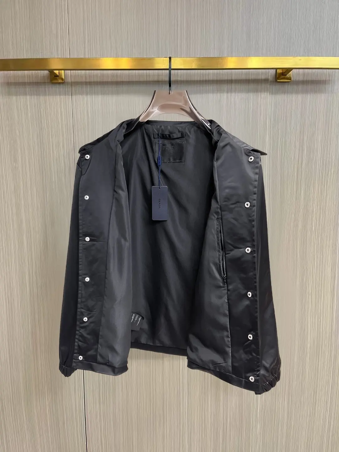 Logo-Appliquéd Re-Nylon Coach Jacket D39014458 — view 3