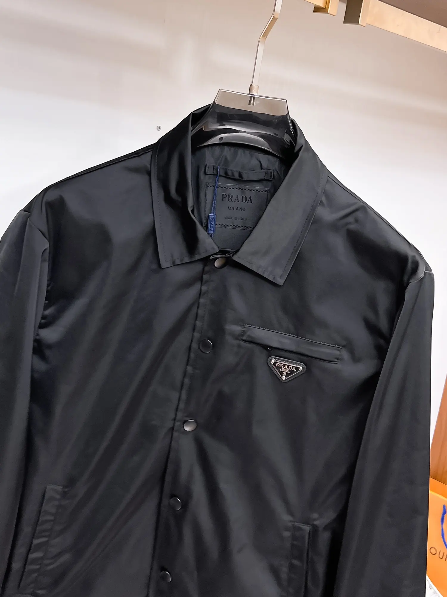 Logo-Appliquéd Re-Nylon Coach Jacket D39014458 — view 4
