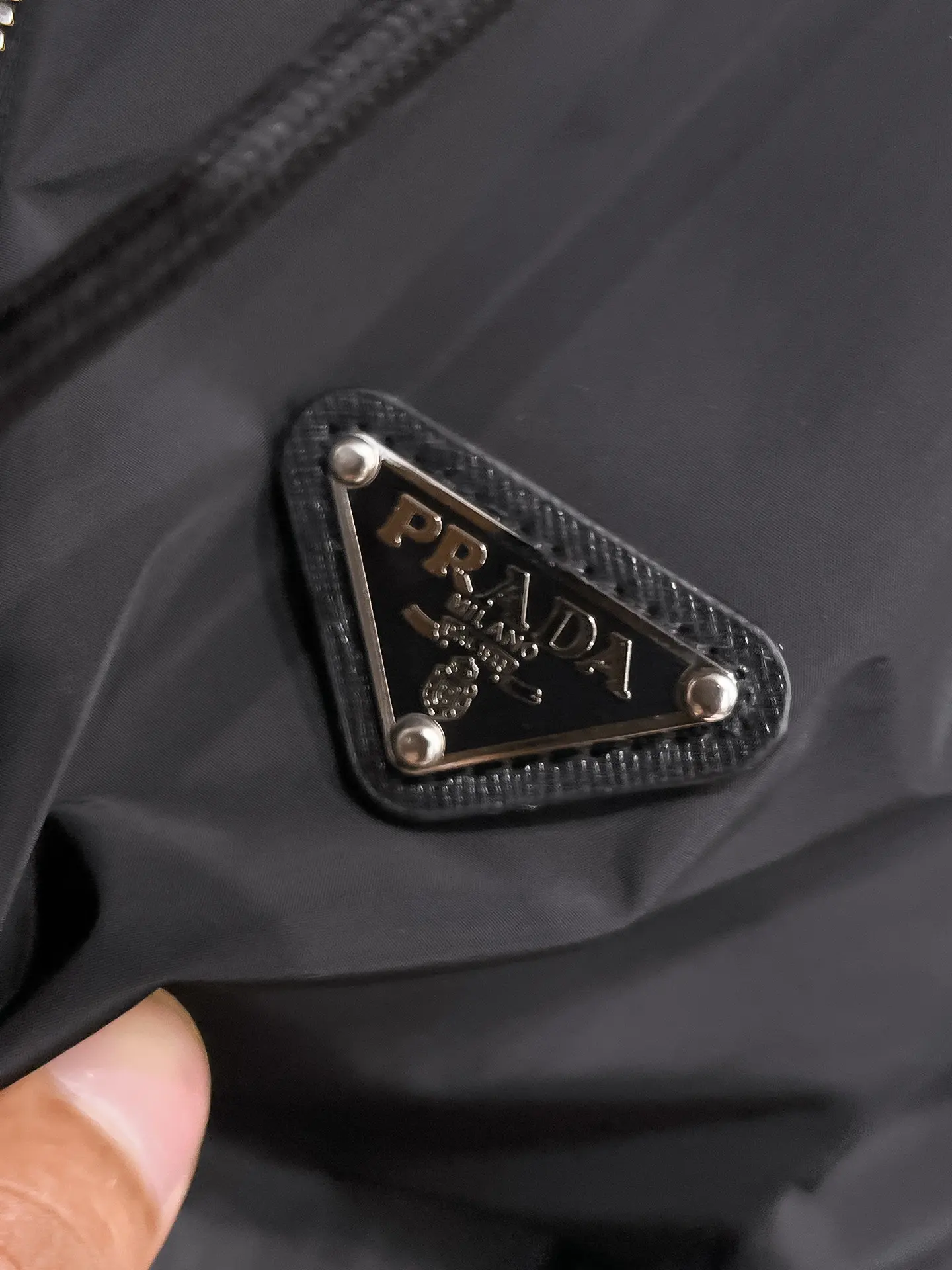 Logo-Appliquéd Hooded Shell Jacket D39014462 — view 8