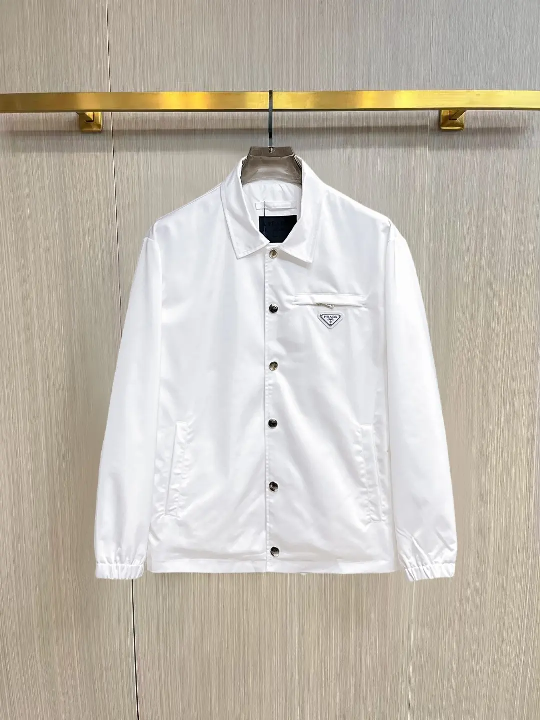 Logo-Appliquéd Cotton-Blend Coach Jacket D39014457