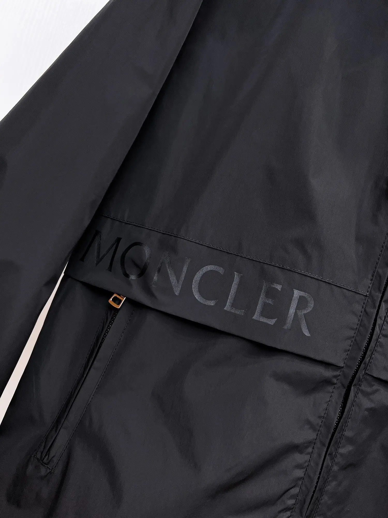 Moncler Hooded Shell Windbreaker Jacket D39014692 — view 10