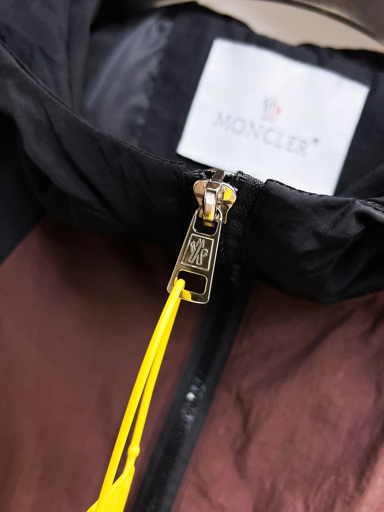 Moncler Color-Block Hooded Windbreaker Jacket D39014687 — view 7