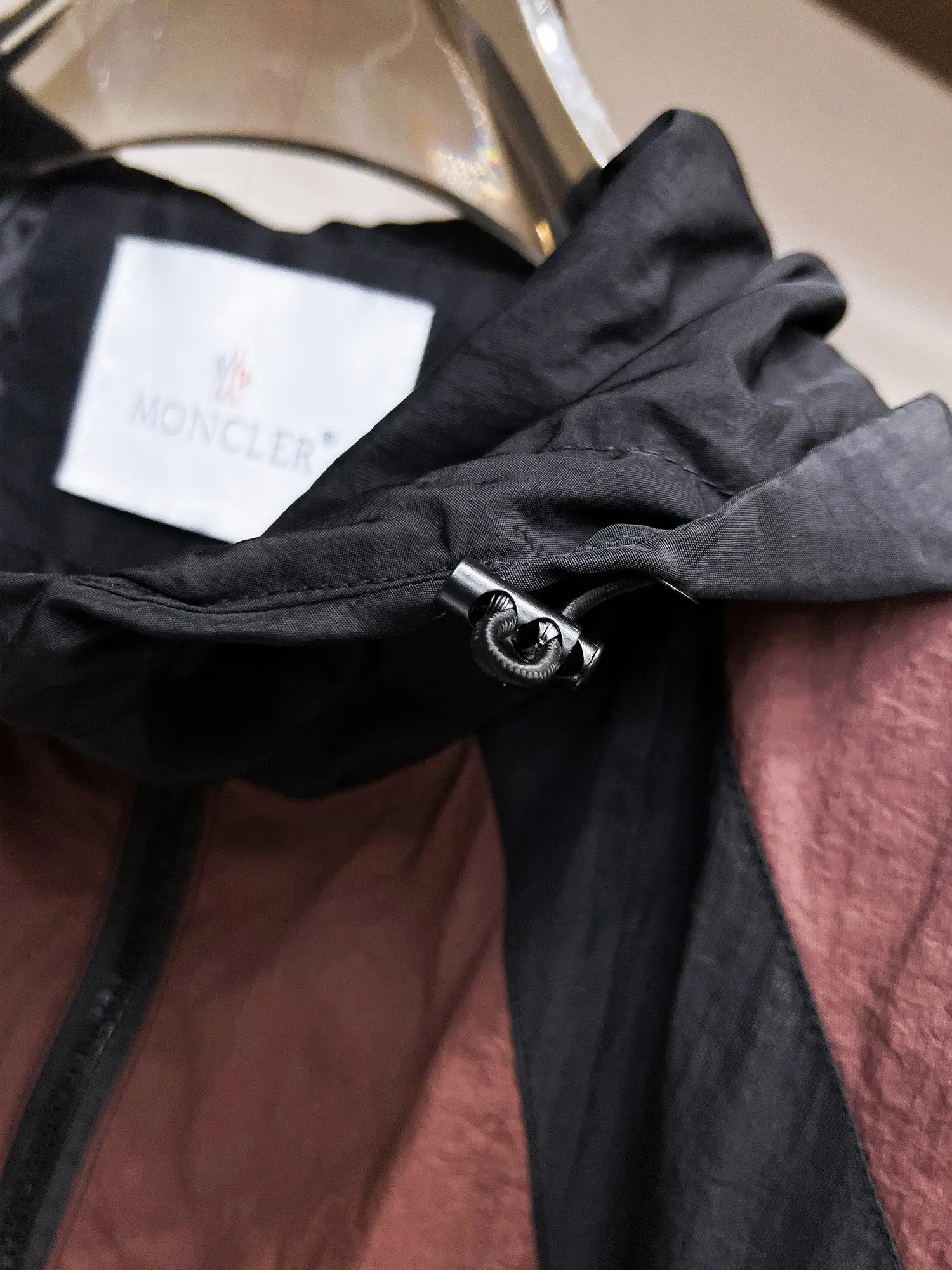 Moncler Color-Block Hooded Windbreaker Jacket D39014687 — view 9