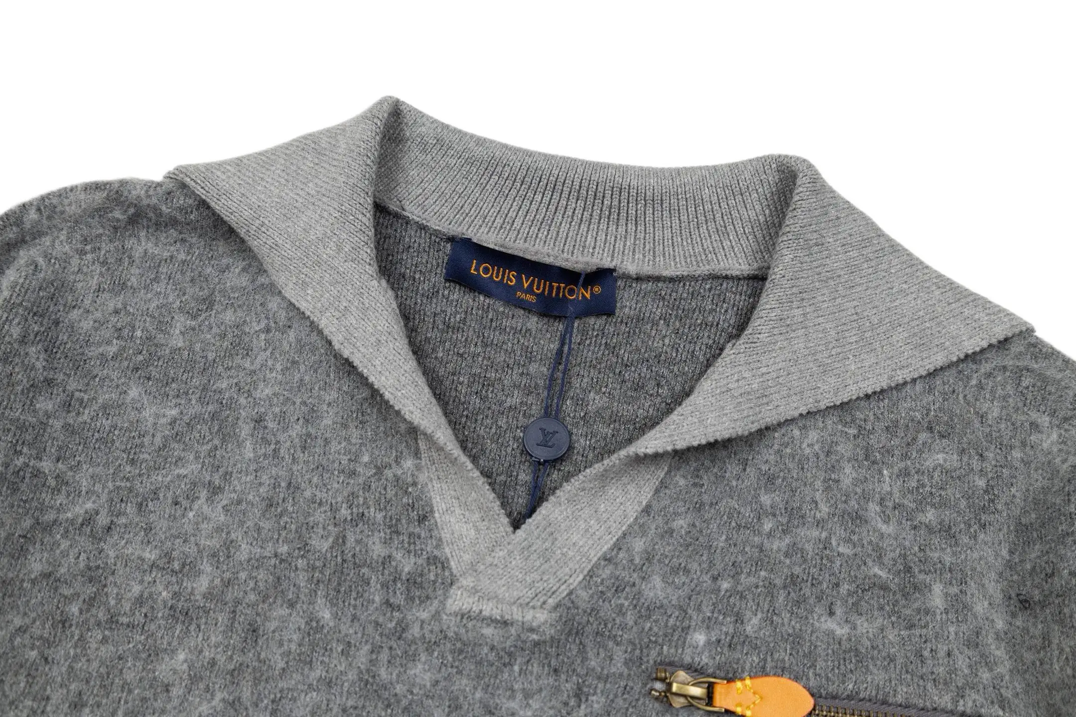 Sailor Collar Mohair-Blend Knit Sweater D39021196 — view 3