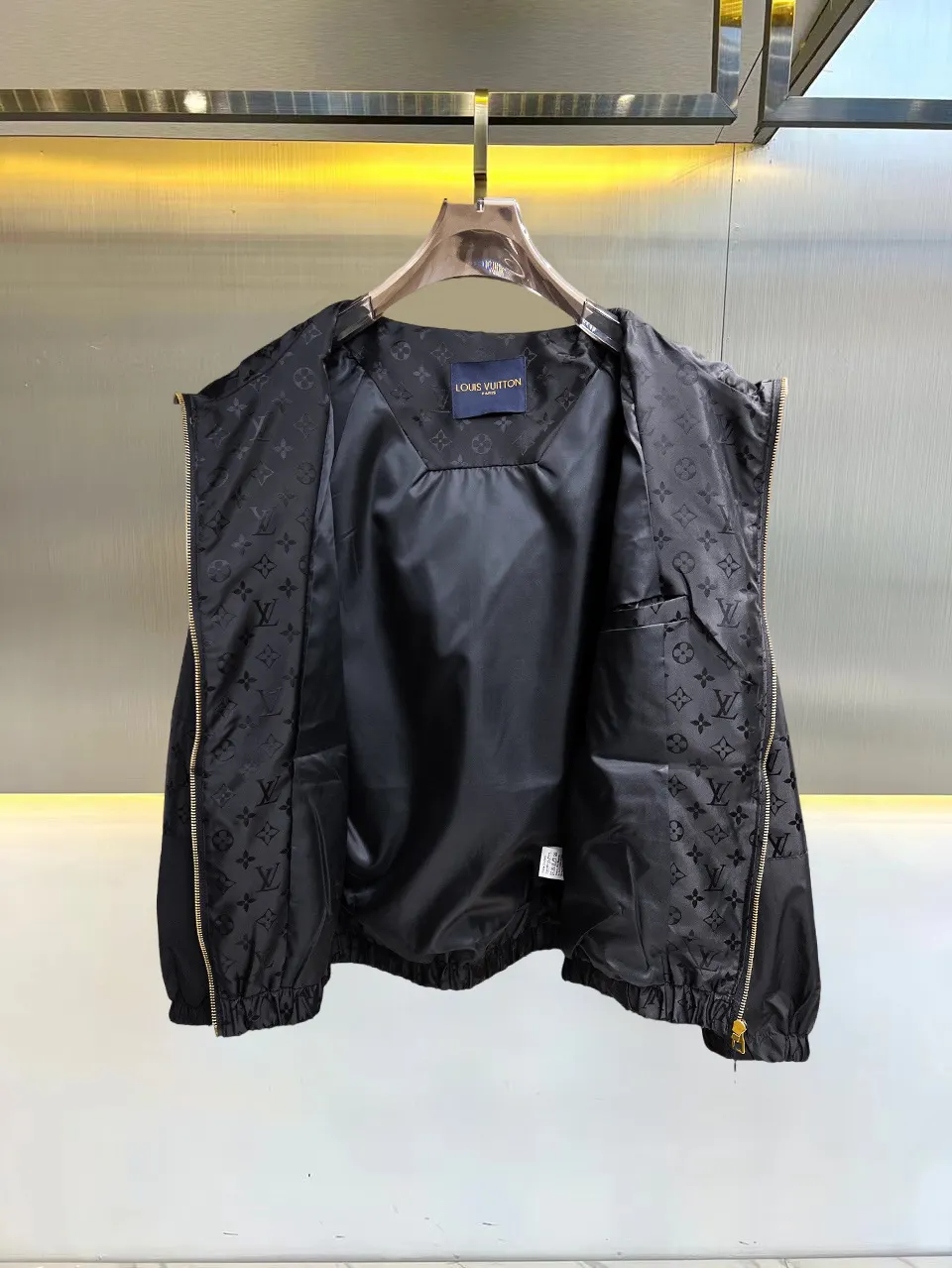 Monogram Panel Hooded Windbreaker Jacket D39014691 — view 3