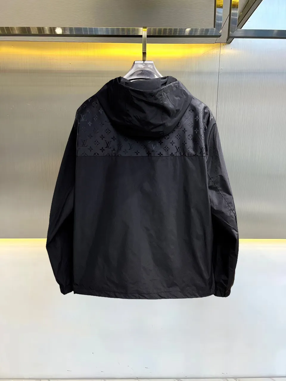 Monogram Embossed Hooded Windbreaker Jacket D39014685 — view 2