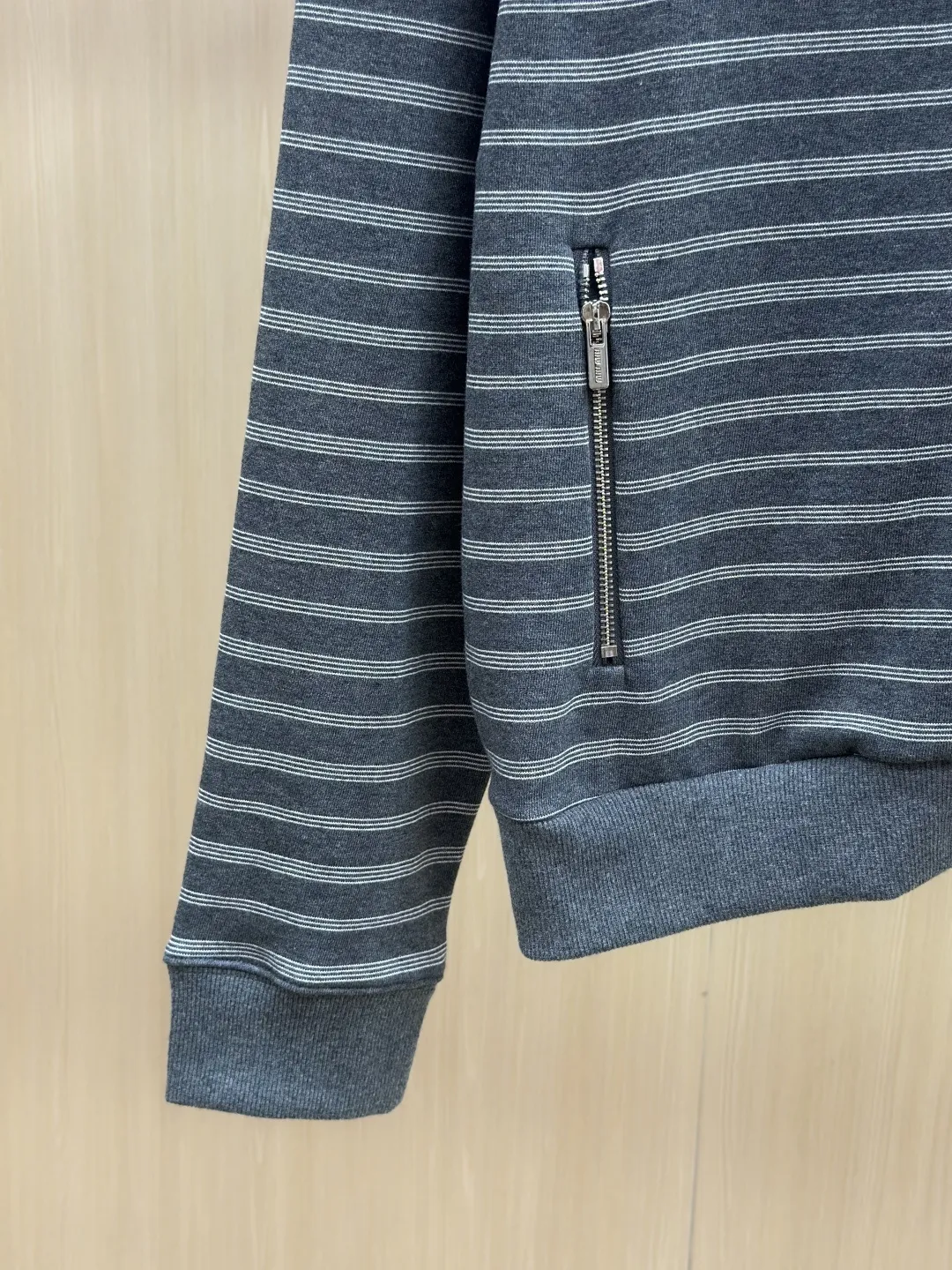 Logo-Embroidered Striped Zip-Up Track Jacket D39019147 — view 8