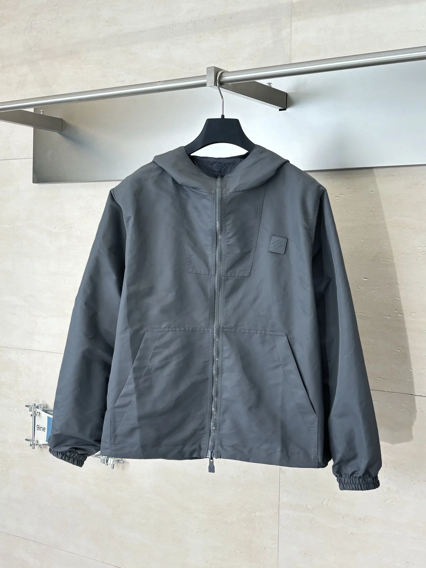 Reversible Damier Jacquard Hooded Jacket D39520733