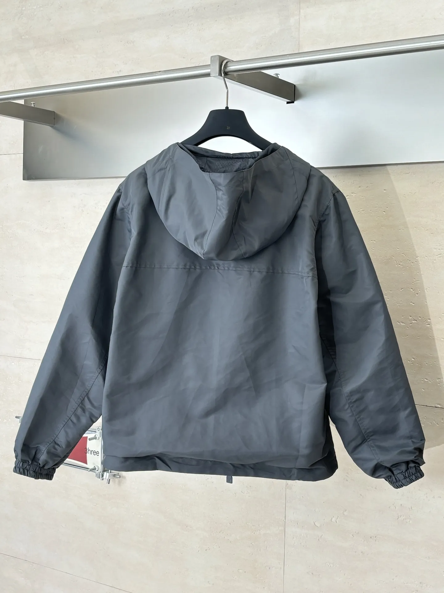 Reversible Damier Jacquard Hooded Jacket D39520733 — view 2