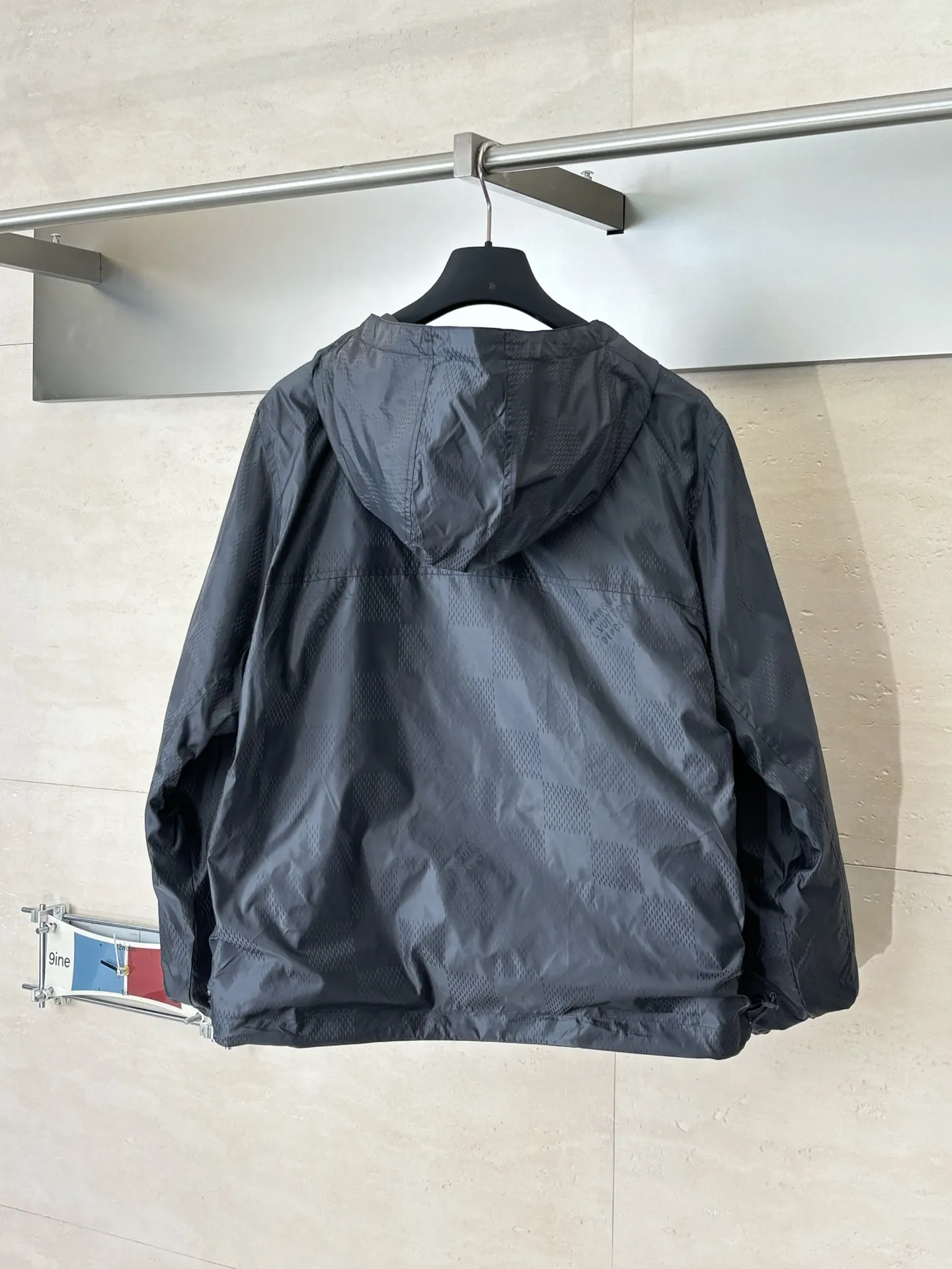 Reversible Damier Jacquard Hooded Jacket D39520733 — view 4