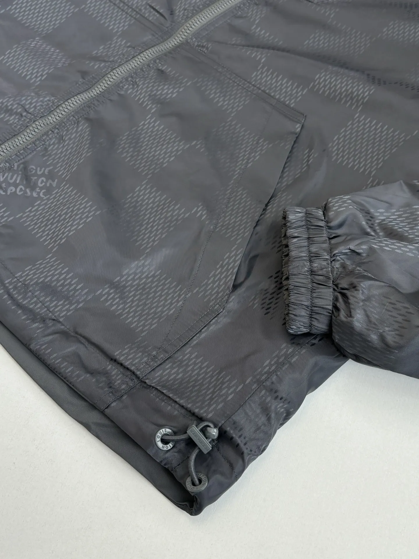 Reversible Damier Jacquard Hooded Jacket D39520733 — view 7