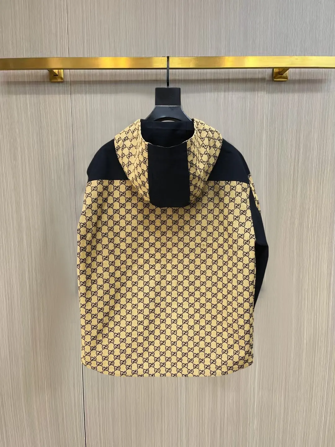 GG Monogram Paneled Hooded Windbreaker D40014454 — view 2