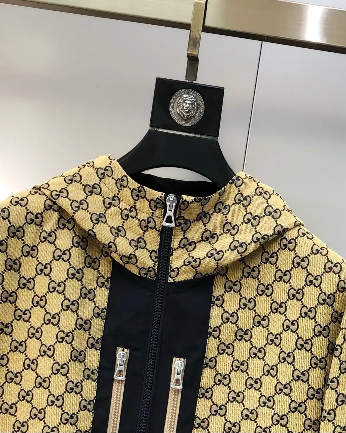 GG Monogram Paneled Hooded Windbreaker D40014454 — view 6