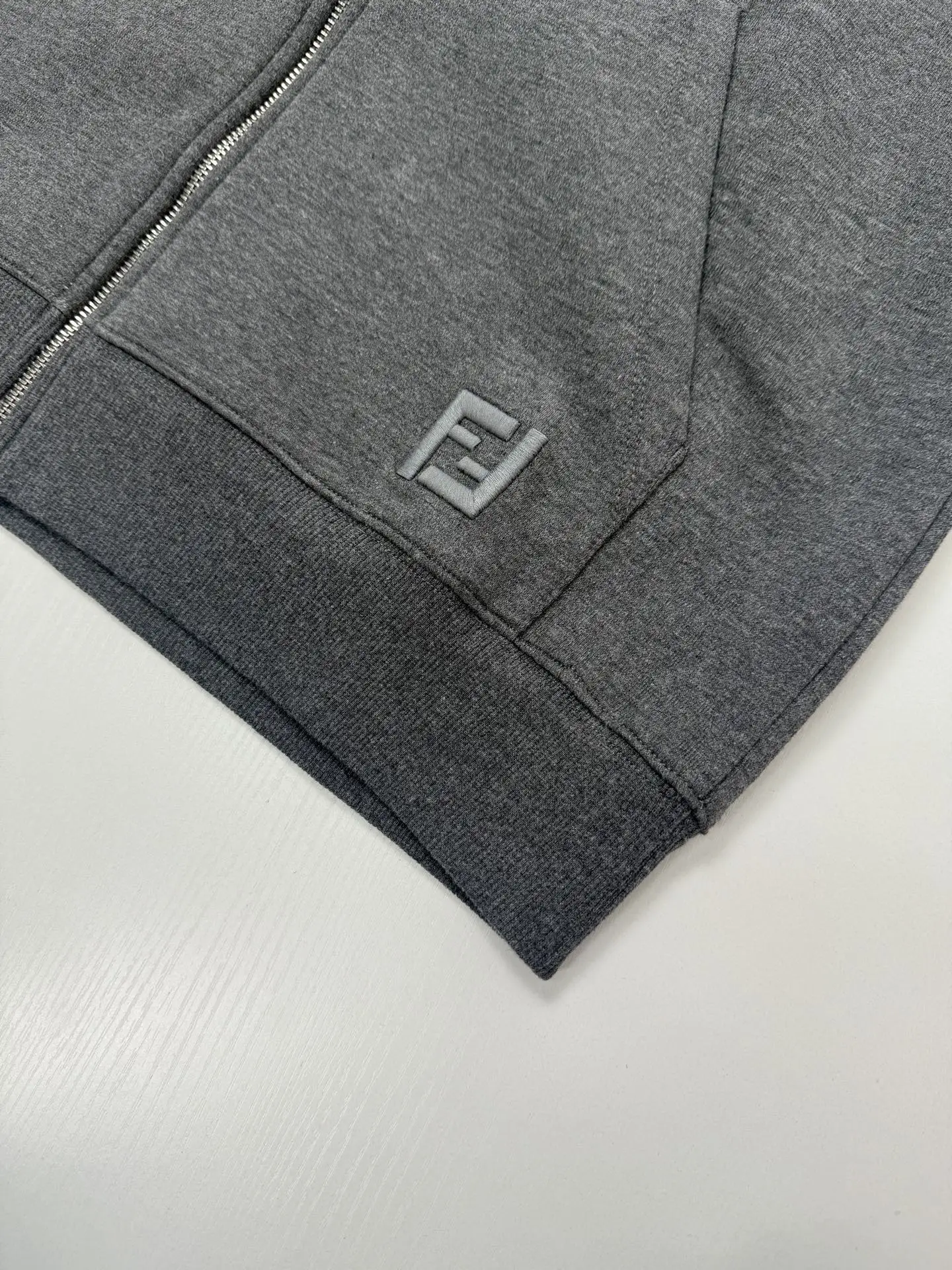 FF Monogram Lined Zip-Up Hoodie D40020722 — view 8