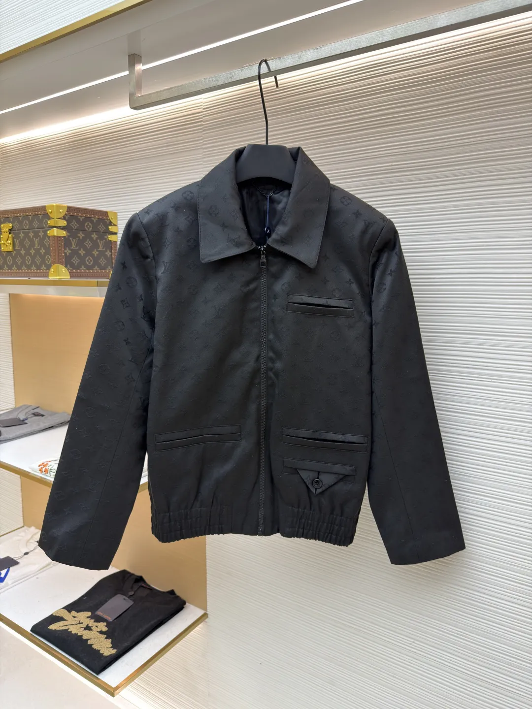 Monogram Jacquard Harrington Jacket D40014735
