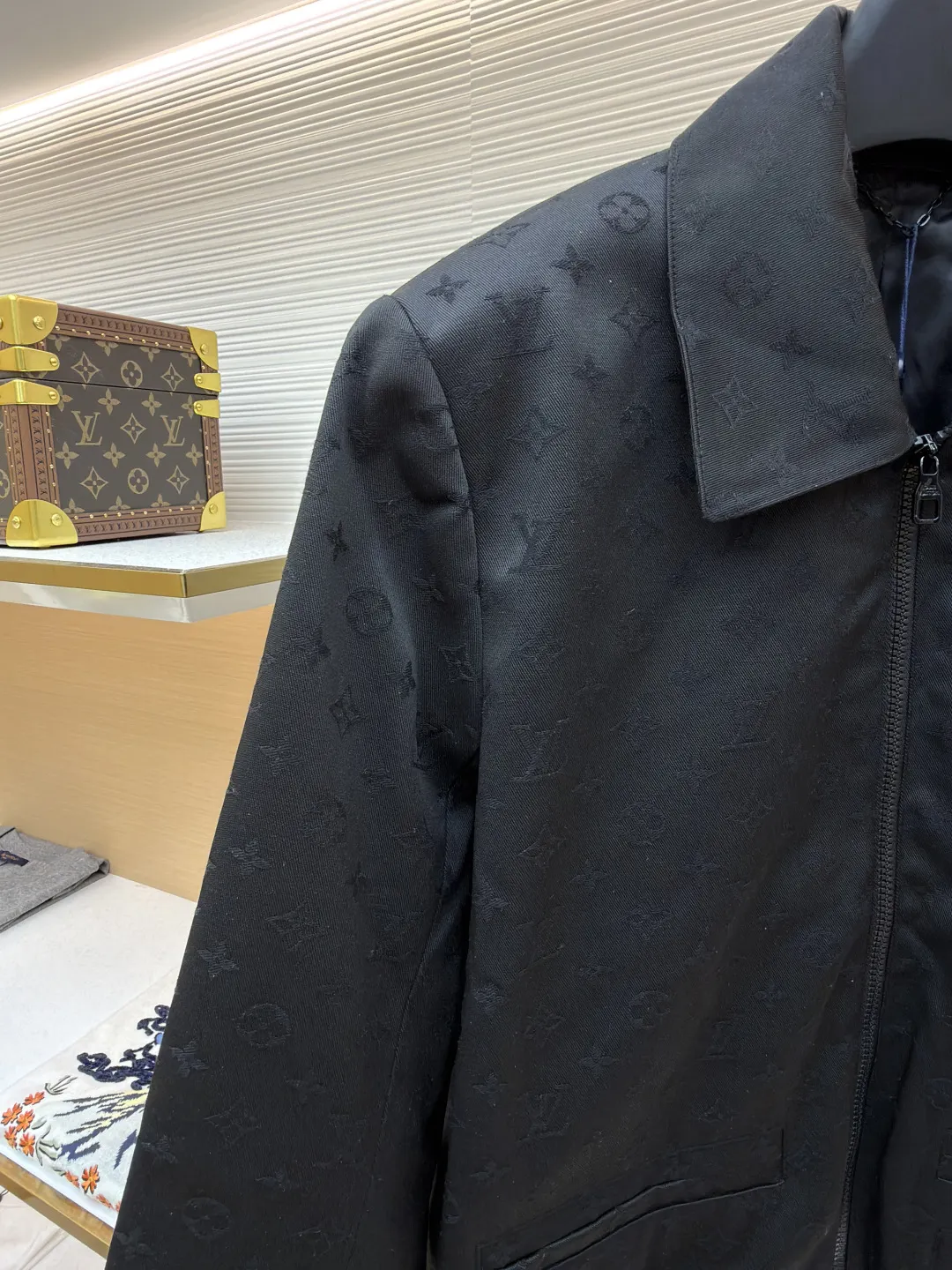 Monogram Jacquard Harrington Jacket D40014735 — view 4