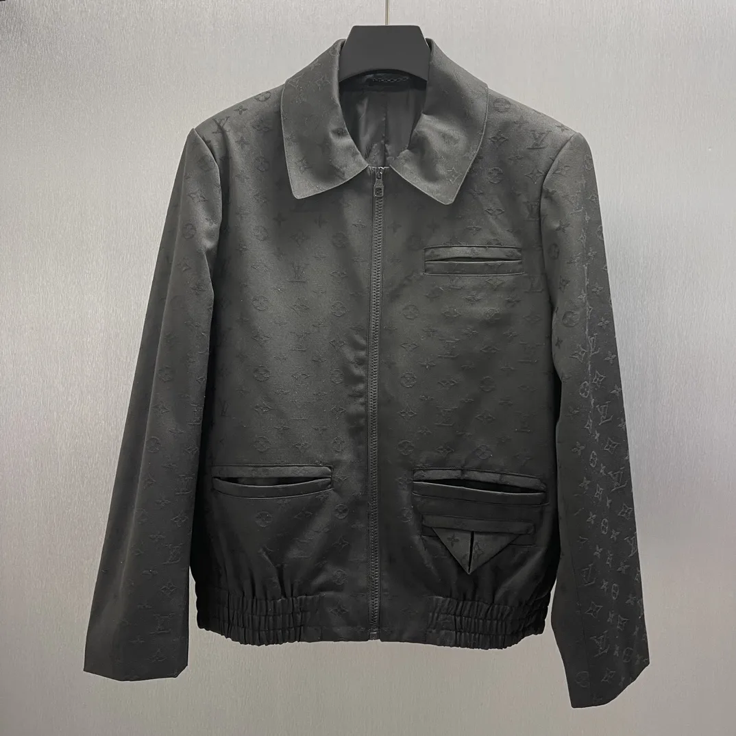 Monogram Jacquard Zip-Up Blouson Jacket D40014745