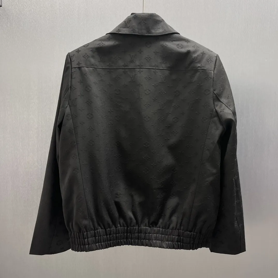 Monogram Jacquard Zip-Up Blouson Jacket D40014745 — view 2