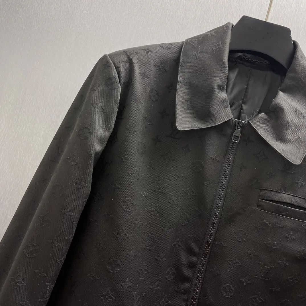 Monogram Jacquard Zip-Up Blouson Jacket D40014745 — view 3
