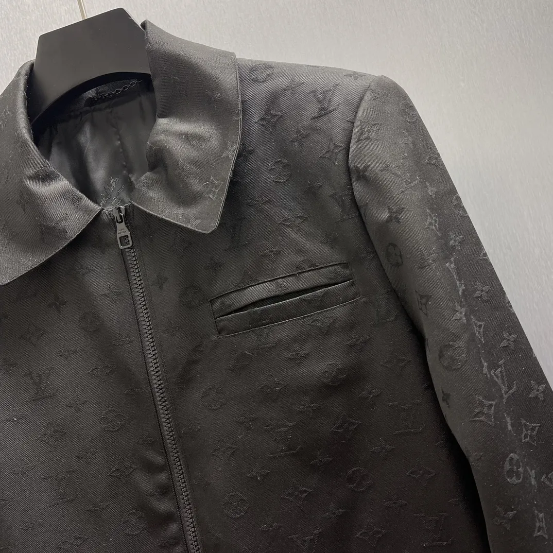 Monogram Jacquard Zip-Up Blouson Jacket D40014745 — view 4