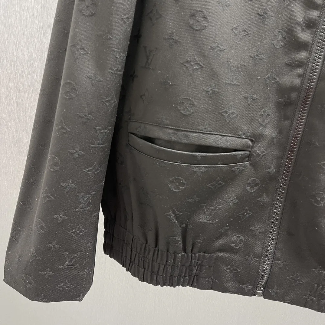 Monogram Jacquard Zip-Up Blouson Jacket D40014745 — view 5