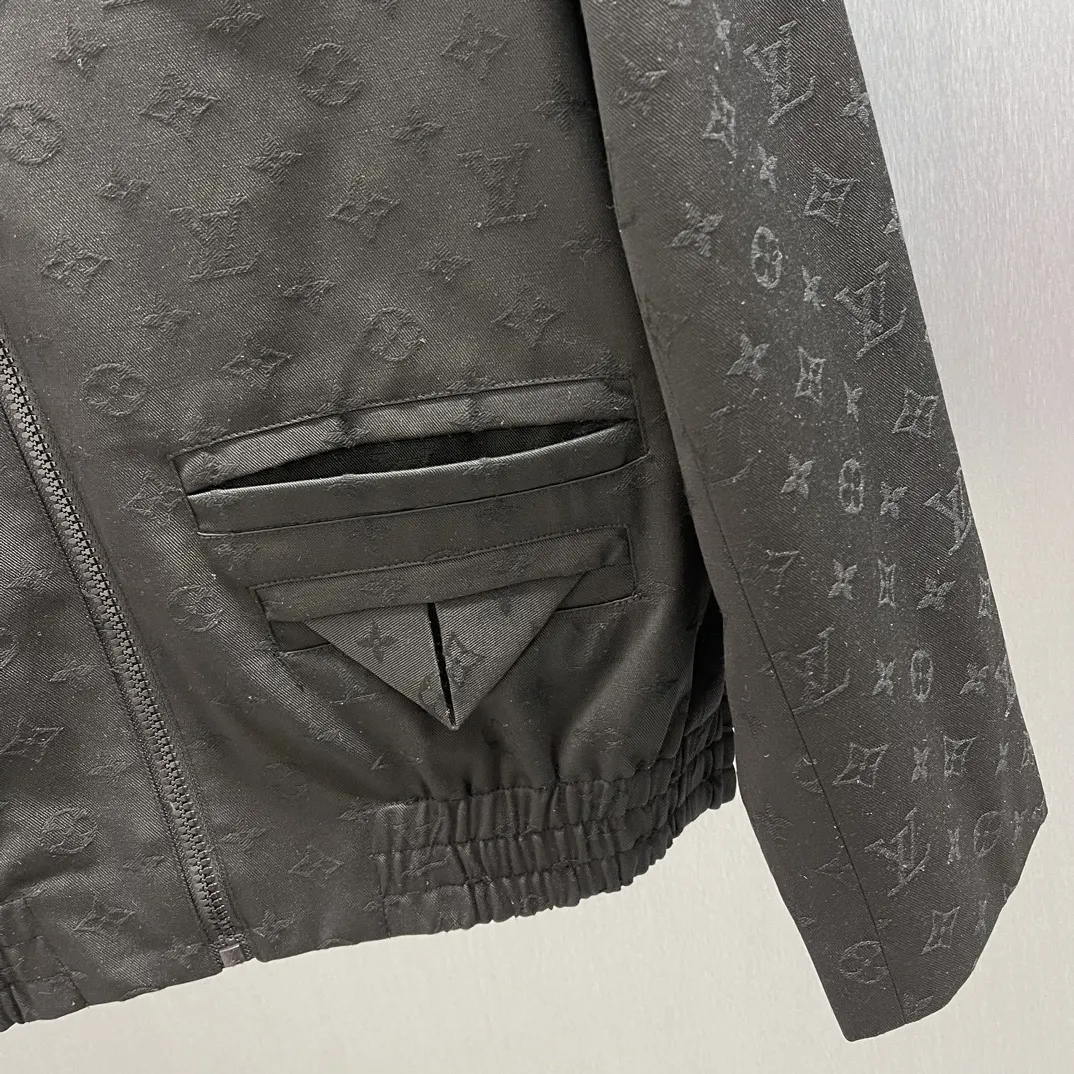 Monogram Jacquard Zip-Up Blouson Jacket D40014745 — view 6