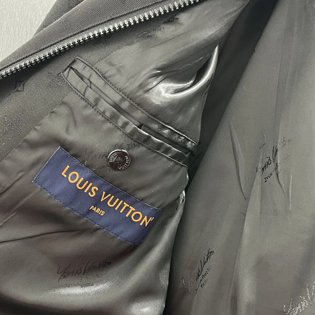 Monogram Jacquard Zip-Up Blouson Jacket D40014745 — view 8