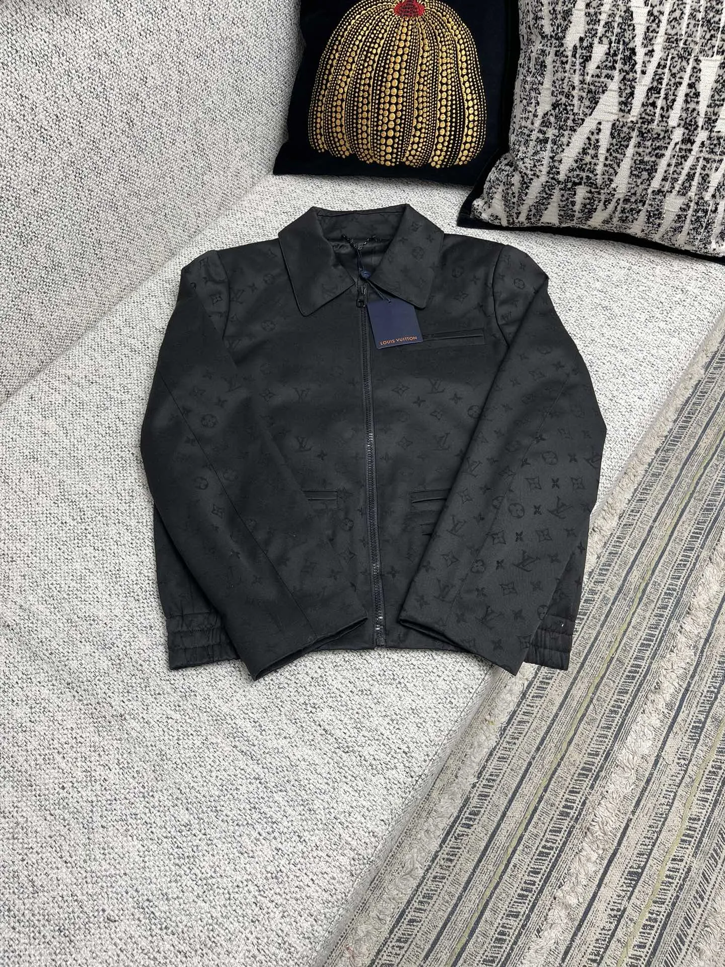 Monogram Jacquard Zip-Up Blouson Jacket D40014739