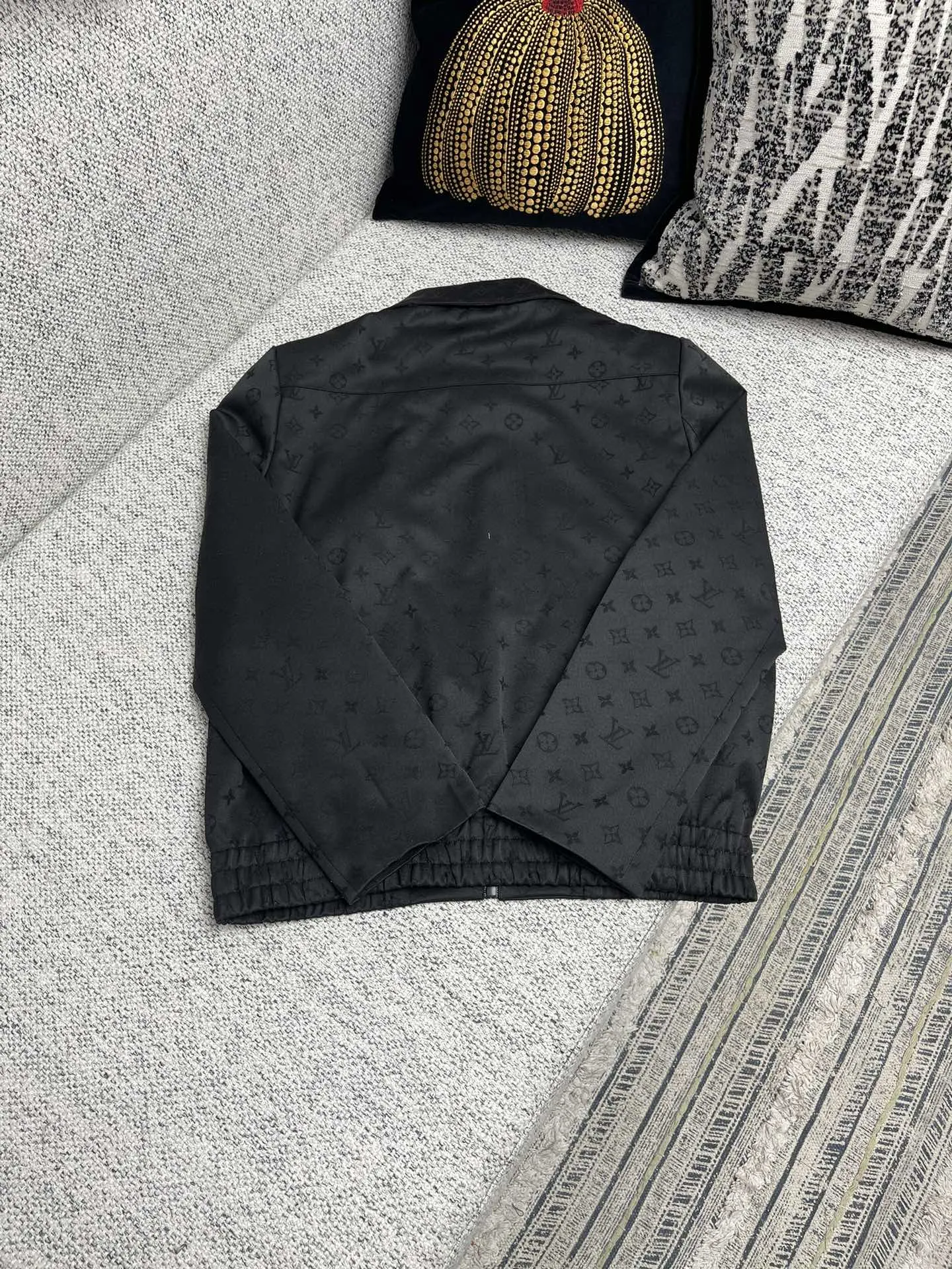 Monogram Jacquard Zip-Up Blouson Jacket D40014739 — view 2
