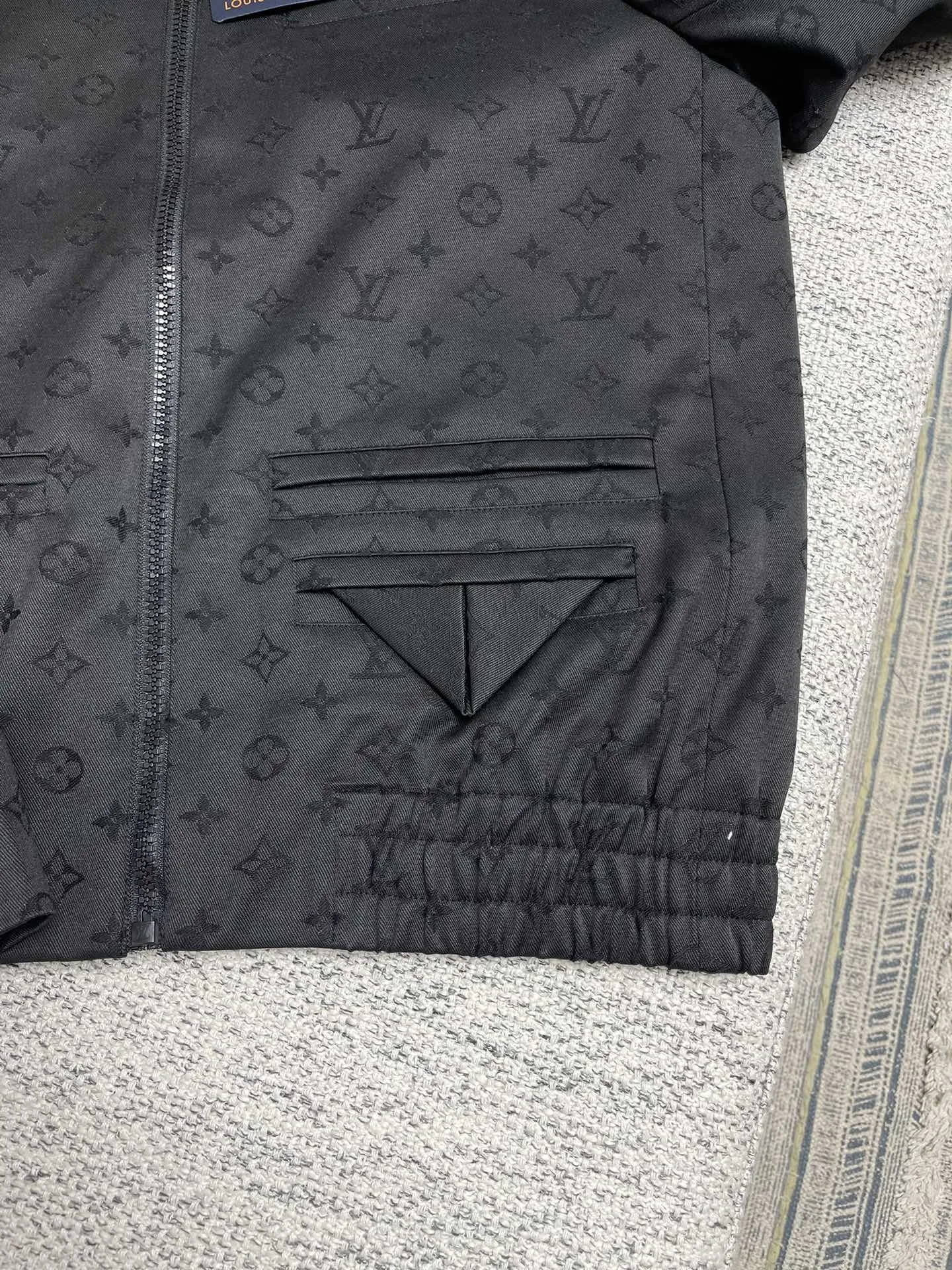 Monogram Jacquard Zip-Up Blouson Jacket D40014739 — view 5